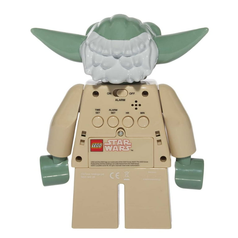 ulykke korrekt klimaks LEGO Star Wars Yoda Minifigure Alarm Clock For Kids Bedroom With Large LED  Digital Display Battery Operated - Walmart.com