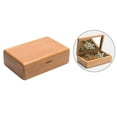 thumbnail image 4 of lionlar Kloware Rustic Wooden Jewelry Box Display Holder for Engagement Ceremony Beech, 4 of 6