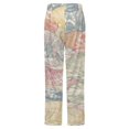 thumbnail image 6 of Colorful Shell Pattern Winter Female Pants Flannel High Waist Women Pants Lady Warm Straight Leg Plush Trousers, 6 of 7