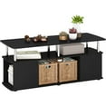 thumbnail image 5 of Furinno JAYA Utility Design Coffee Table, Americano, Stainless Steel Tubes, 5 of 6