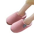 thumbnail image 3 of Women Fashion Shoes Ladies Slippers for Women Booties Warm Lovely Household Cotton Sexy Slippers for Women Casual Flat Sliper, 3 of 5