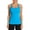 blue 2, variant on Attraco Women Solid Ribbed Workout Tank Tops Builting in Bra Tight Racerback Scoop Neck Sports Top
