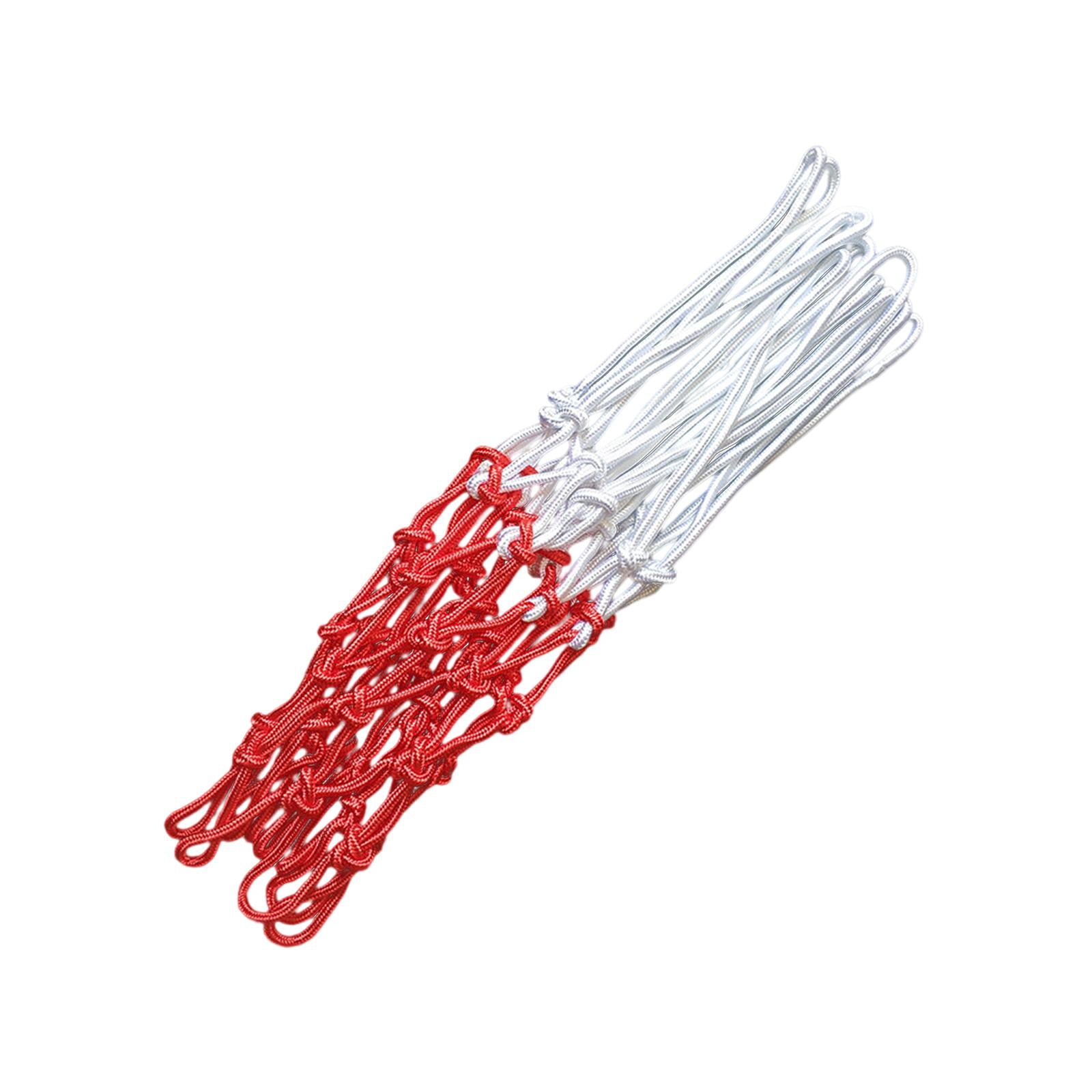 harayaa Basketball Net Basketball Court Equipment Premium Heavy Duty Basketball Rim Nets Round Rope Dia 5.5mm