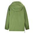 thumbnail image 5 of Gibobby Abrigos talla grande Chaqueta unisex de color sólido para escalada en montaña al libre, otoño e invierno, ajuste holgado, ropa de abrigo informal para parejas a de viento (Verde, M), 5 of 5