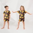 thumbnail image 5 of Pizza Red Heart Pattern Summer Pajama Set Soft Cotton Short Sleeve Sleepwear 2PCS Pajama Sets Breathable Lounge Set Size 14Y, 5 of 7