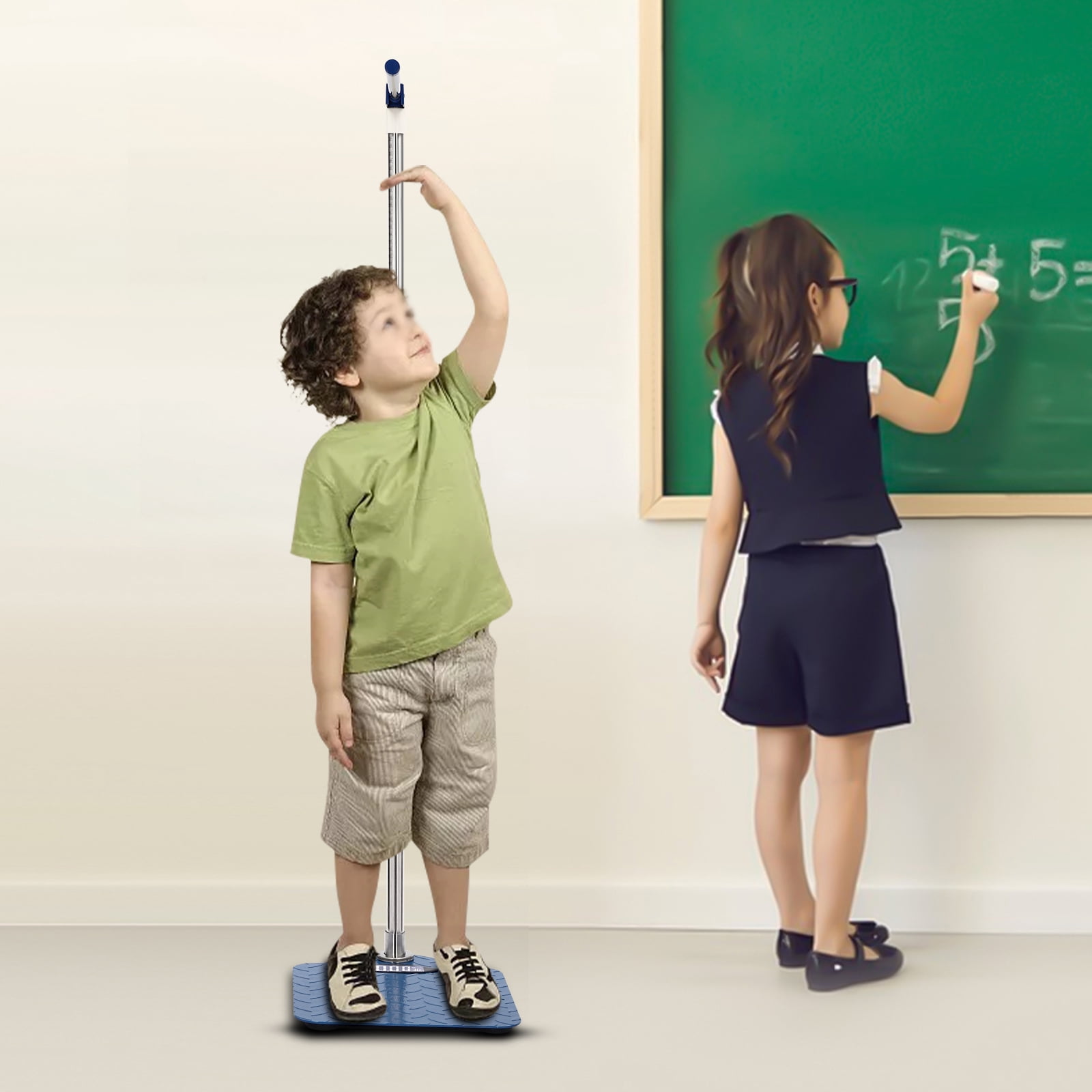 DUYIWAA Professional Digital Physicians Scale 150kg/330.69lbs Capacity Digital Medical Height and Weight Scale 0.7-1.9m