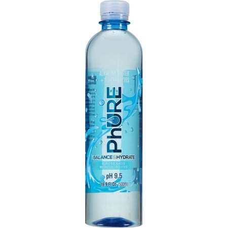 Phure Alkaline Water, 16.9 Fl Oz, 24 Count