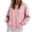 A824 Pink, variant on Womens Zip Up Hoodie Leopard Print Fleece Pullover Long Sleeve Loose Fit Pockets Sweatshirt Casual Fall Winter Hooded Jacket Size L Pink
