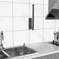 thumbnail image 3 of Piao Paper Towel Holders - Under Cabinet Paper Towel Roll Rack Mount Vertical Or Horizontal, Self Adhesive Or Drilling Matte Black Adhesive Paper Towe, 3 of 4