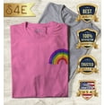 thumbnail image 2 of S4E Women's Rainbow Flag LGBTQ Gay Pride T-Shirt Small Azalea Pink, 2 of 4