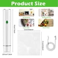 thumbnail image 2 of Scelleuse sous Vide Portative pour Aliments avec 10 Sacs de Mise sous Vide Réutilisables, Machine Compacte de Mise sous Vide Chef Preserve, Scelleuse de Repas Portative, Sans Fil, 2 of 7