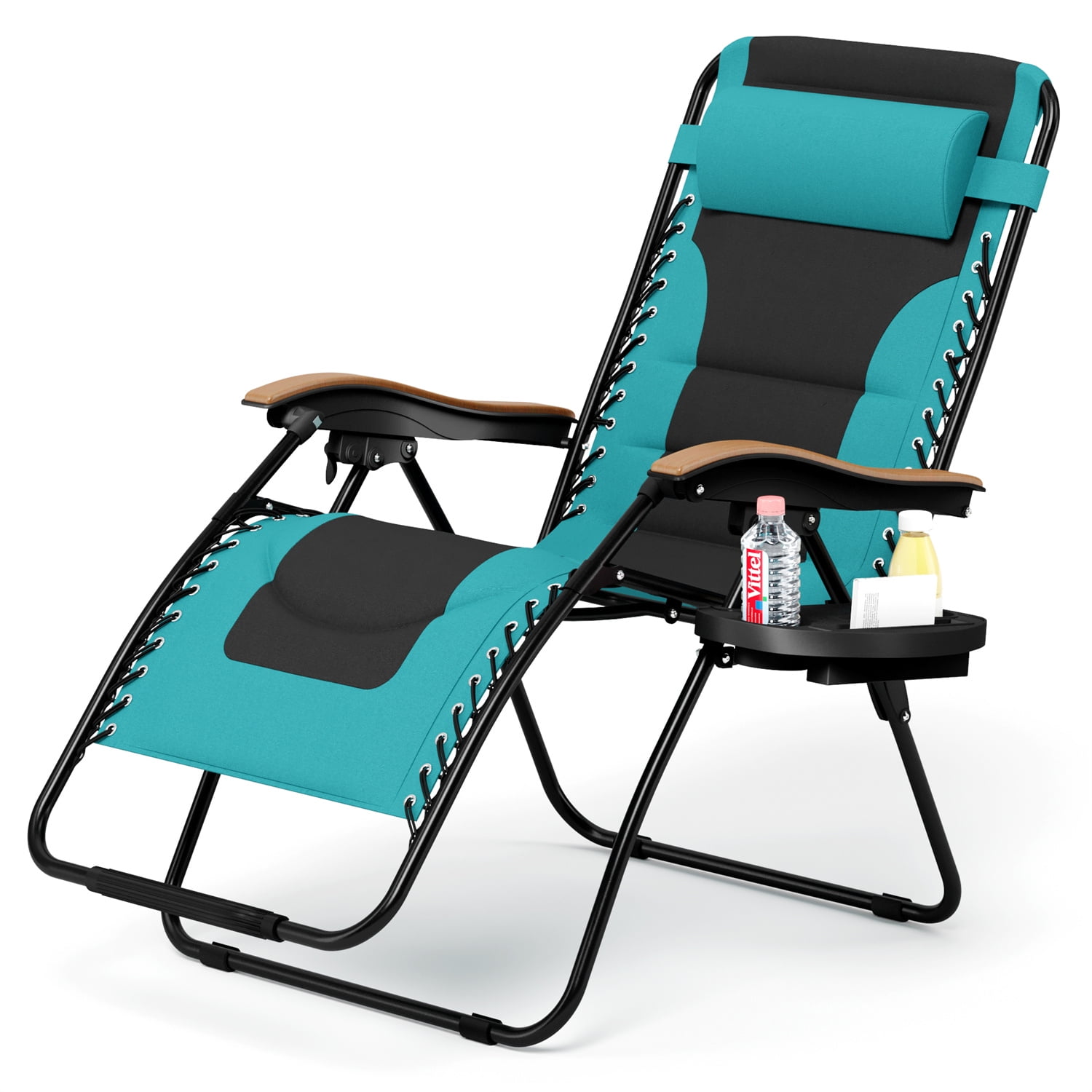 MF Studio Oversized Padded Zero Gravity Chair Folding Outdoor Patio