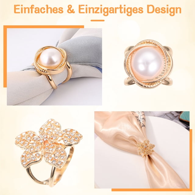 Guardurnaity Juego de 6 hebillas elegantes de perlas para bufandas de mujer, resistentes y duraderas, con clip para chal coreano. Accesorios de disfraces