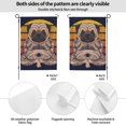 thumbnail image 4 of Sigee Pug dog Yoga for Live Happy Decorative Small Garden Flag,Double Sided Yard Flags Holiday Garden Flags for All Seasons, 4 of 9