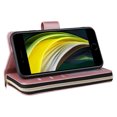 thumbnail image 6 of for iPhone 7 / iPhone 8 / iPhone SE 2022 & 2020 Zipper Wallet Case with Card Holder - PU Leather Stand Phone Case, Crossbody Shoulder Strap & Wrist Strap, Shockproof Protective Cover, Rosegold, 6 of 11