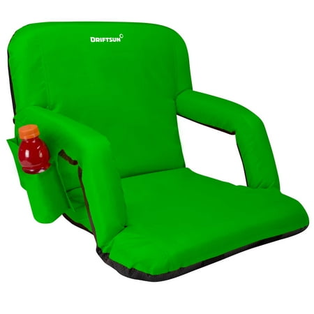 Driftsun Stadium Seat Reclining Bleacher Chair Folding With Back