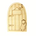 thumbnail image 2 of 10pcs ángulo De Mariposa Puerta De Madera Adornos álbum De Recortes De La Artesanía Soledad formas de artesanía de madera, 2 of 7