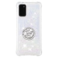 thumbnail image 2 of Funda para Samsung Galaxy S20 5G con Brillo Líquido Flotante, Purpurina, Parachoques y Anillo Giratorio Soporte, 2 of 5