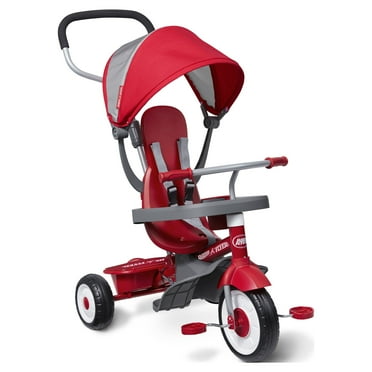 Radio Flyer, Red All-Terrain 4-in-1 Stroll 'N Trike, Classic Rider ...