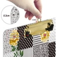 thumbnail image 3 of FMSHPON Summer Yellow Flowers Clipboard Hardboard Wood Nursing Clip Board and Pull for Standard A4 Letter 13x9 inches, 3 of 7