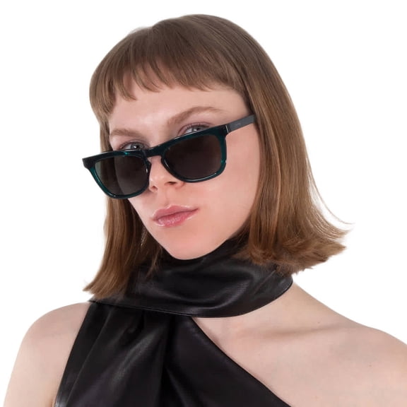 Calvin Klein Green Square Ladies Sunglasses CK23535S 300 53