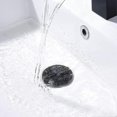 thumbnail image 4 of Black Sink Waste Basin, Chrome Pop Up Waste Large Area, Automatic Pop Up With Overflow Drain, Copper Pop Up Spring Stopper Basin Sink Compatible With, 4 of 5