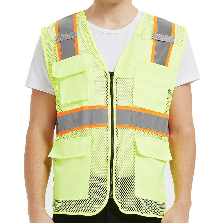 Reflective Vests High Visibility Mesh Safety Reflective Vest with