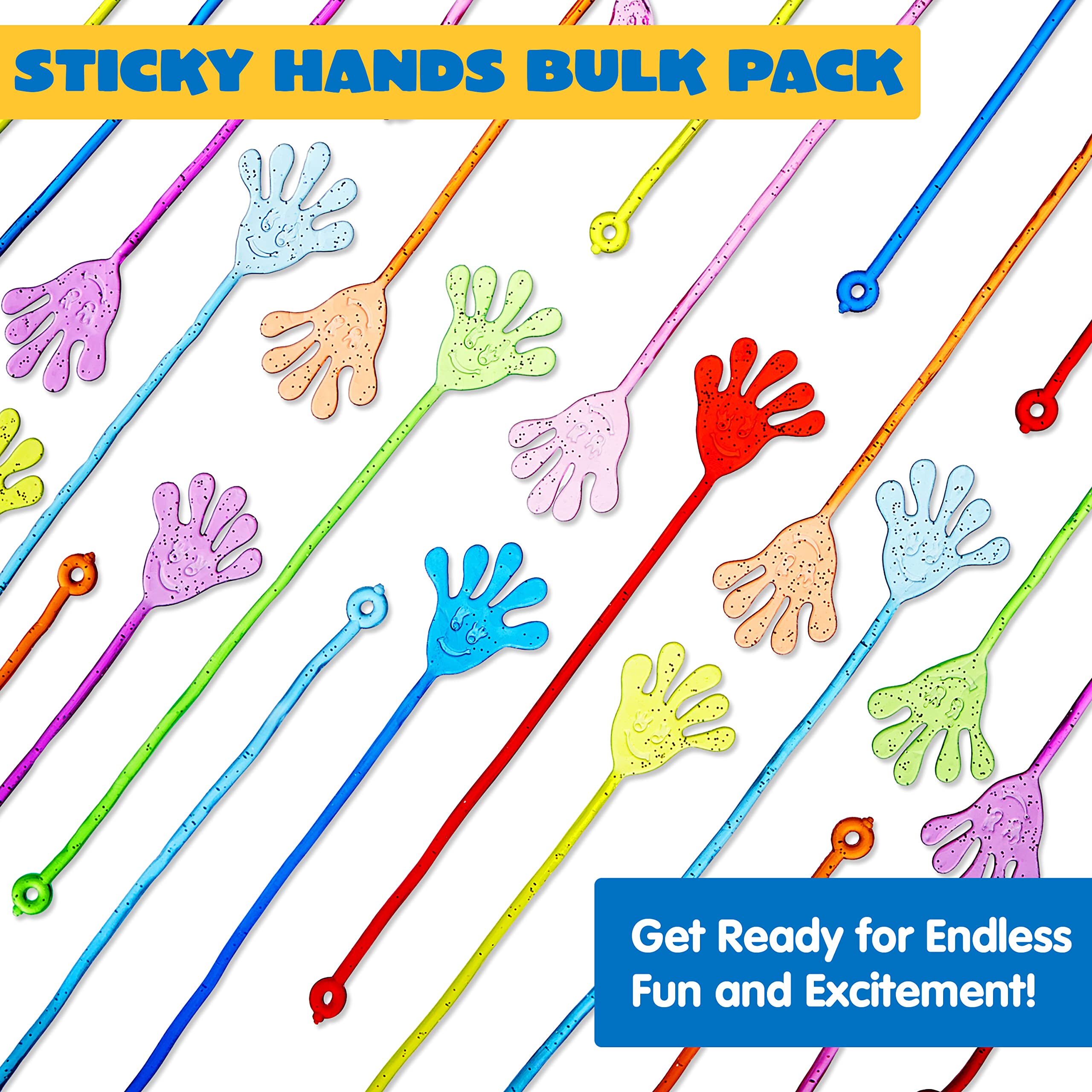 Joyfy 120-Pack Sticky Hands Party Favors photo 7