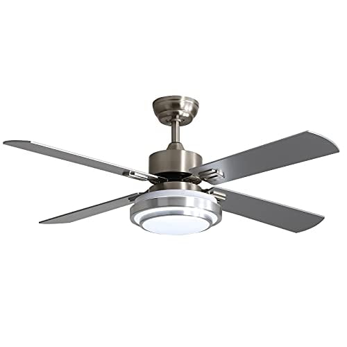 Warmiplanet Ceiling Fan With Lights Remote Control 52 Inch Brushed Nickel Motor 4 Blades Com - Ceiling Fans With Lights And Remote Brushed Nickel Warmiplanet Ceiling Fan With Lights Remote Control 52 Inch Brushed Nickel Motor 4 Blades Com - Ceiling Fans With Lights And Remote Brushed Nickel
