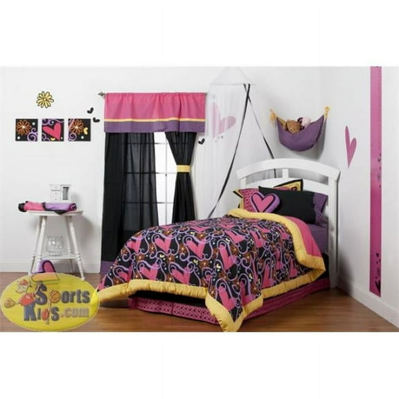 One Grace Place 10-26122 Sassy Shaylee's 4 Piece Full Bedding Set