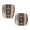Geometric Wood Plank Decoration, variant on FUIALDOLG Stretchable Split Seat Cover, 2 Pieces Polyester Washable Office Chair Covers for High Back Armchair Halloween Decor