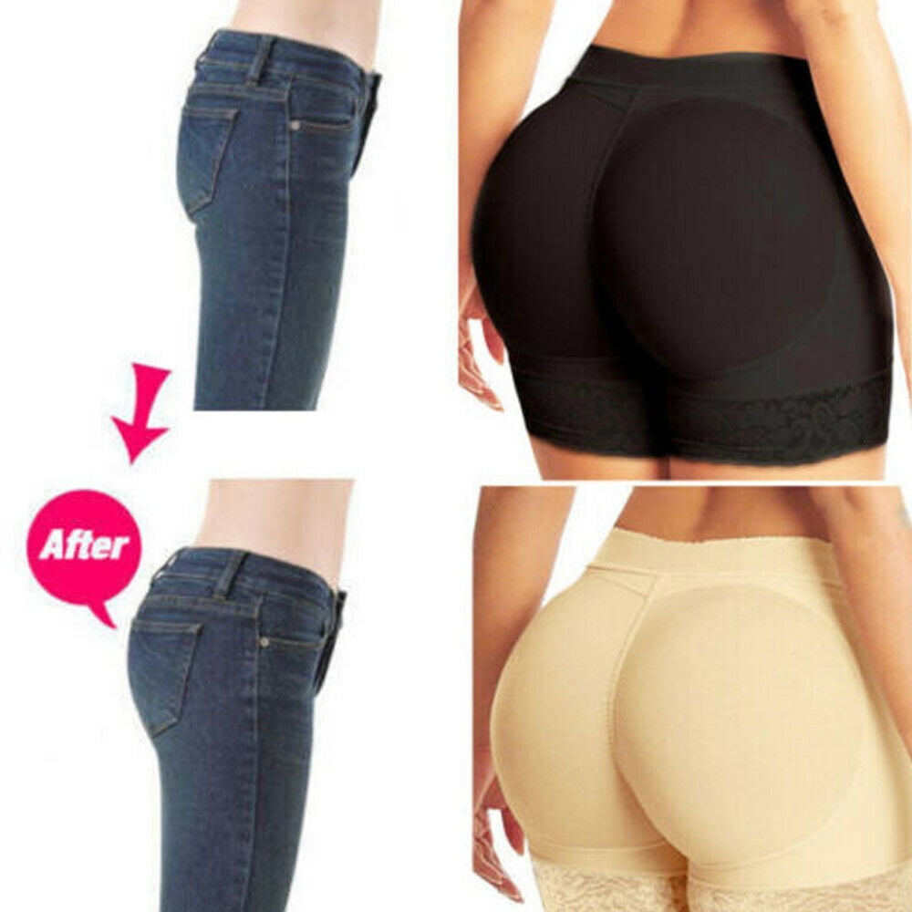 Women Padded Bum Pants Enhancer Shaper 