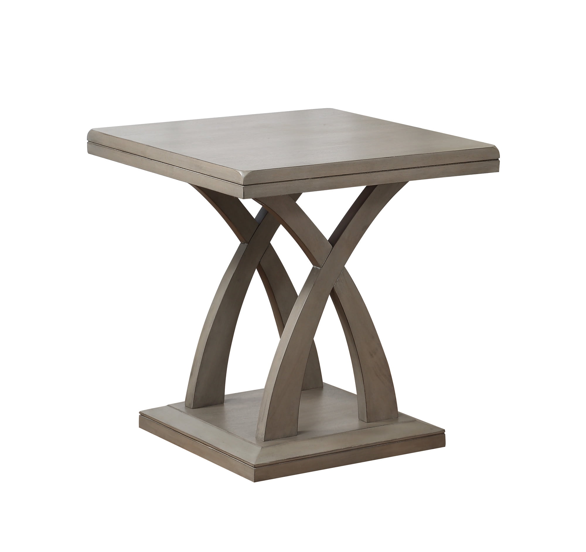Steve Silver Jocelyn Gray Wood End Table