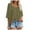 Dark Green, variant on WENWU Women's V Neck Batwing Half Sleeved Shirt Knit Loose Shirt Solid Color Top Cute Workout T Shirts Top Women Loose