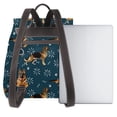 thumbnail image 3 of Easygdp German Shepherd Dog Mochila de Cuero para Mujeres, Bolso de Hombro, Bolsos de Mano de Moda para Trabajo y Viajes, 3 of 4