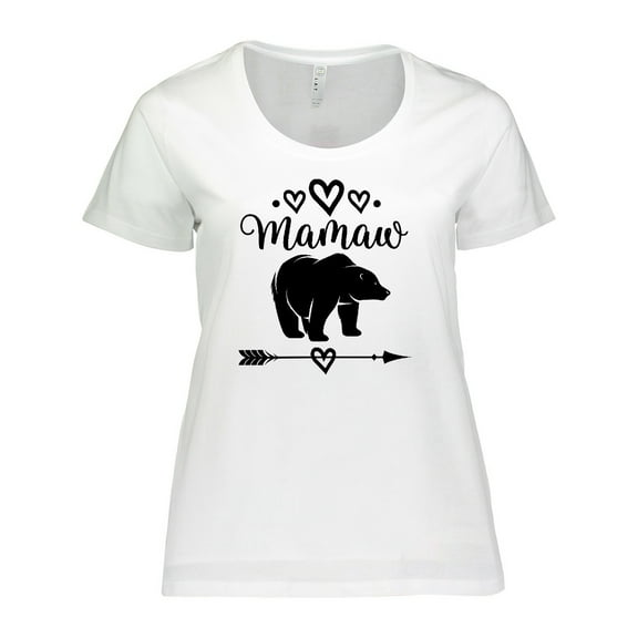 Inktastic Mamaw Bear Grandma Women's Plus Size T-Shirt
