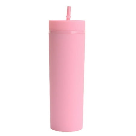 

Plastic Drinking Water Bottle Easy to Clean Water Bottle for Cold Brew Tea Iced Coffee Light Purple