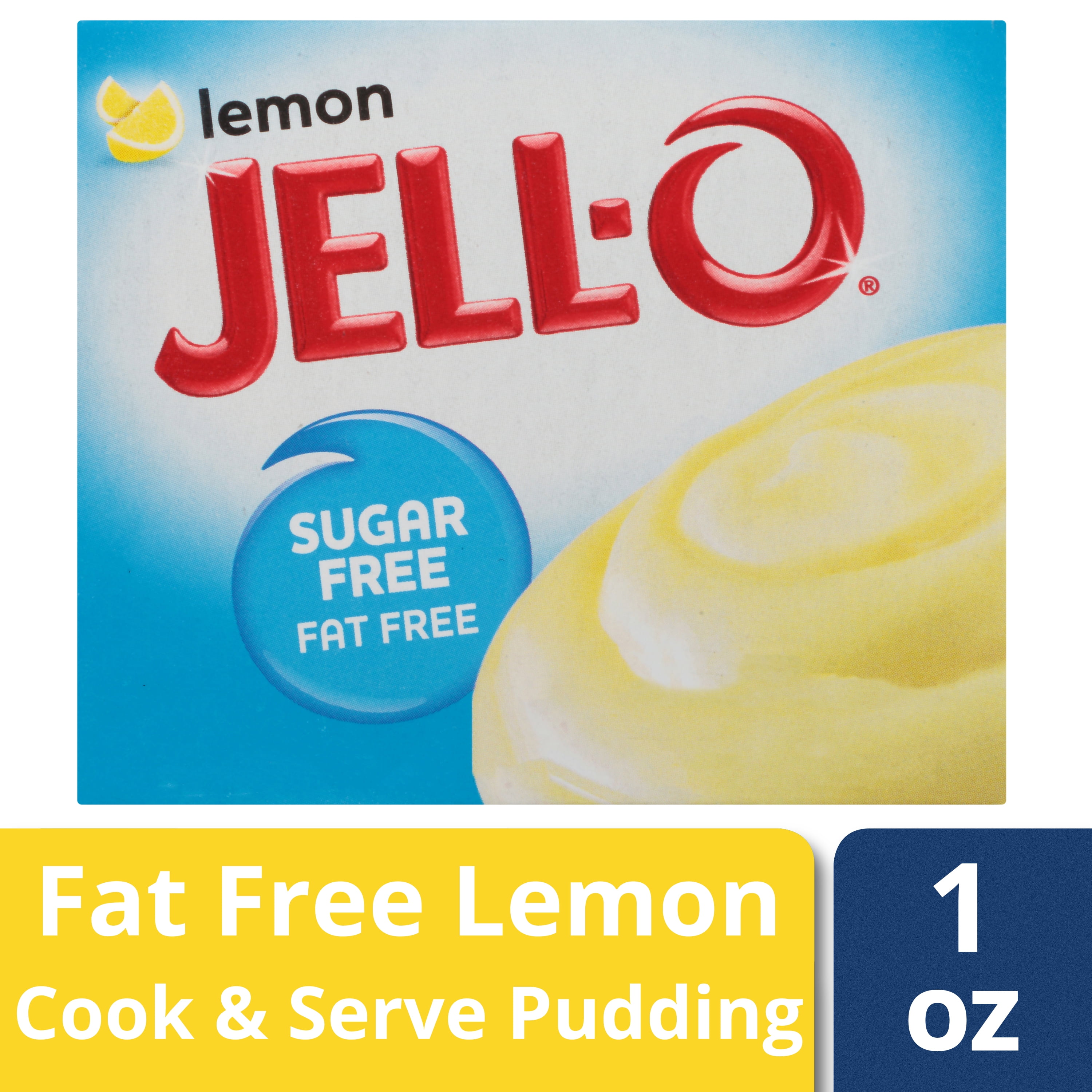JellO Instant SugarFree Lemon Pudding & Pie Filling, 1 oz Box