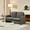 Gray, variant on Space-saving Sherpa loveseat | Appropriate for multiple room types | Allows easy getting up after relaxation