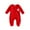 Z5 Red, variant on REDARER Baby Girls Romper - Long Sleeve Ribbed Jumpsuit with Bow, Soft Cotton Playwear for Baby, Daily Outfits,Size:0-3 Months