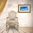 thumbnail image 3 of Galasso, Adriano 32x18 Gold Ornate Wood Framed with Double Matting Museum Art Print Titled - Spiaggia tropicale, 3 of 4