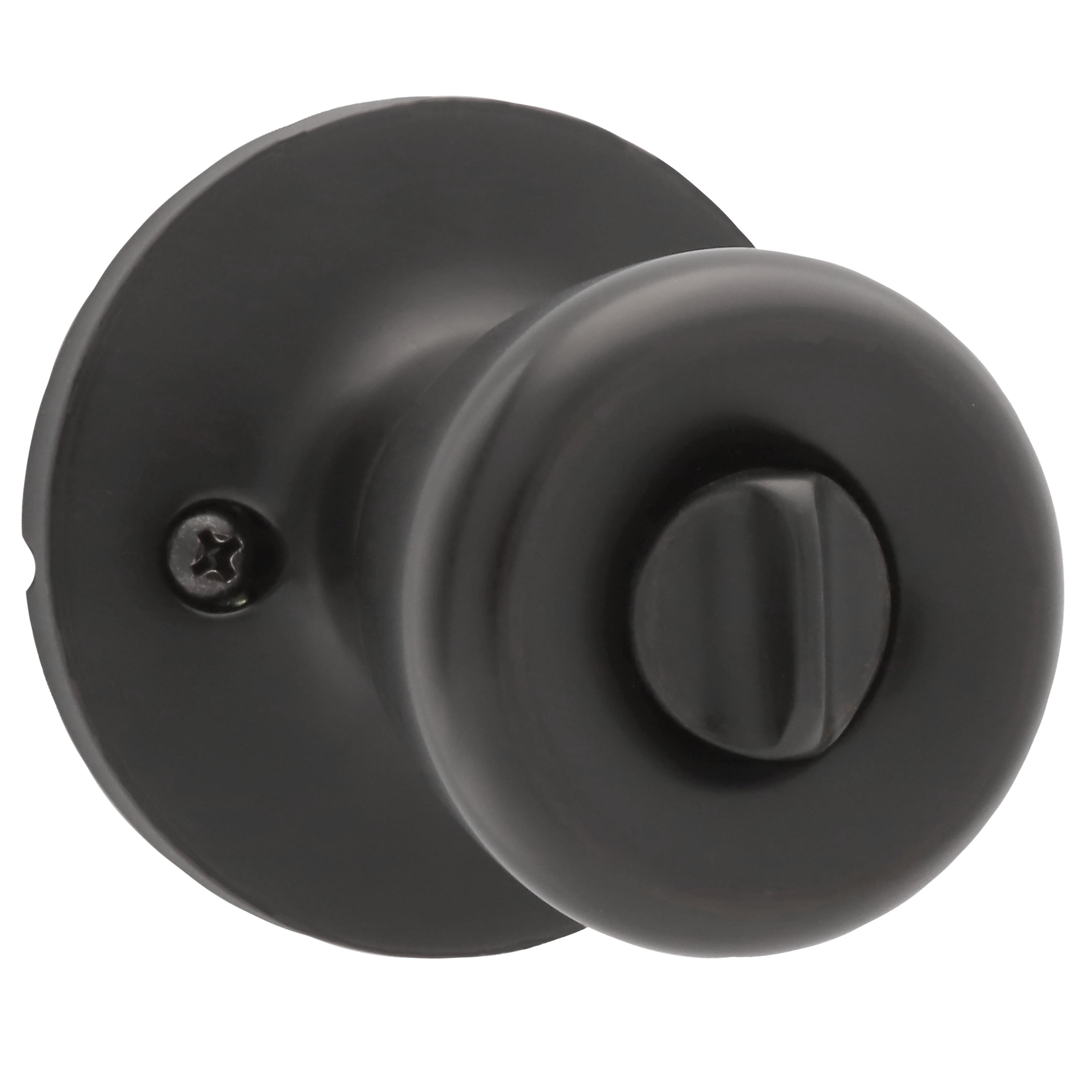 Lokhaus Keyed Entry Tulip Doorknob Matte Black 2 Count