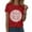 Red, variant on vigerkar T-Shirts for Women Vintage Print Graphic Tee Beach Graphic Tees Tops (Red, XL)