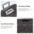 thumbnail image 3 of Kdxio Musical Notes Pattern Luggage Cover Washable Suitcase Cover Suitcase Protector Anti-scratch Suitcase cover Fits 18-32 Inch Luggage-Medium, 3 of 7