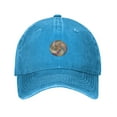 thumbnail image 1 of ZICANCN Abstract Rainbow Swirl Casquette de Baseball Réglable Femmes, Chapeaux pour Hommes Adulte Lavé Coton Denim Baseball Caps Mode Bleu, 1 of 6