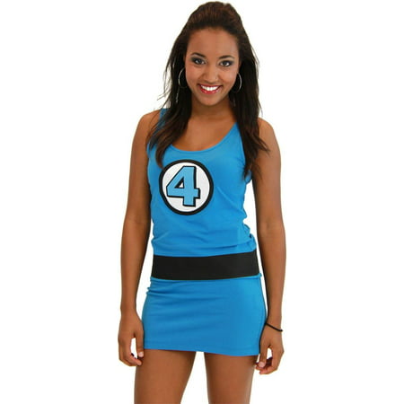 Marvel Comics Sexy Costume Tank Dress Adult: Invisible Woman