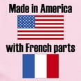 thumbnail image 2 of CafePress - Made In America With French Parts Body Suit - Long Sleeve Cotton Baby Bodysuit, 2 of 4