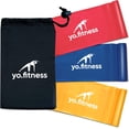 thumbnail image 1 of Set de Bandas de Estiramiento yo.fitness Ligas de Extension 1.20 de Largo Ejercicio Yoga Pilates, 1 of 6