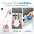 thumbnail image 3 of Toilet Tank Cleaning Tablet Holder,Toilet Tank Bleach Tablet Bracket,Hanging Toilets Bowl Cleaner Carrier for Preventing Dissolved Residue, 3 of 10