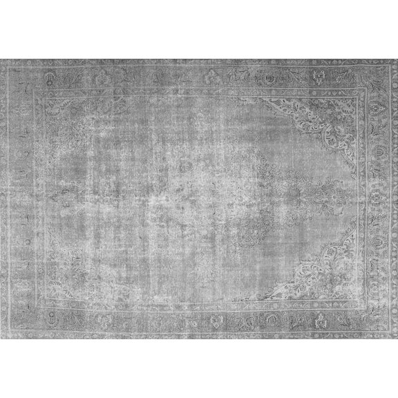 Ahgly Company Indoor Rectangle Persian Gray Traditional Area Rugs, 5' x 7'